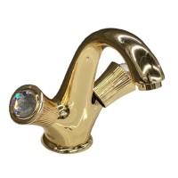 Смеситель для раковины Fiore Venere Sky Swarovski® золото