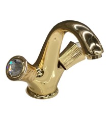 Смеситель для раковины Fiore Venere Sky Swarovski® золото
