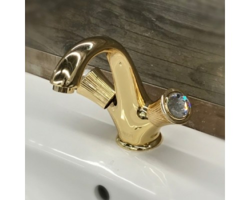 Смеситель для раковины Fiore Venere Sky Swarovski® золото