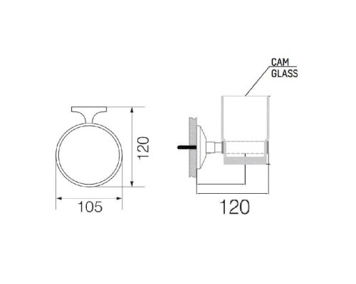 Стакан для зубных щеток Creavit Ducky BR20204Y Желтый