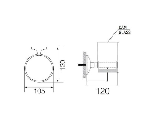 Стакан для зубных щеток Creavit Ducky BR20204Y Желтый