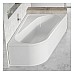 Акриловая ванна Ravak CHROME CA41000000 105 R белая