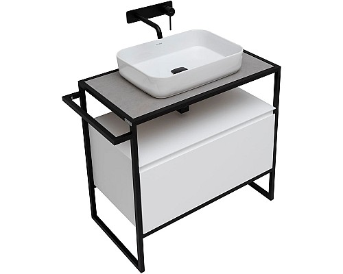 Тумба под раковину Allen Brau Priority 80 1.31002.WM Белая матовая