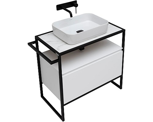 Тумба под раковину Allen Brau Priority 80 1.31002.WM Белая матовая