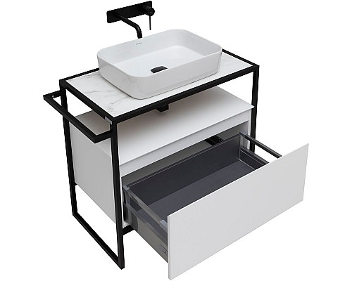 Тумба под раковину Allen Brau Priority 80 1.31002.WM Белая матовая