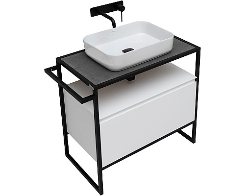 Тумба под раковину Allen Brau Priority 80 1.31002.WM Белая матовая