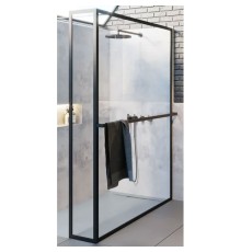 Душевая перегородка Riho Lucid GD402 100х30 (GD410B030) Черный
