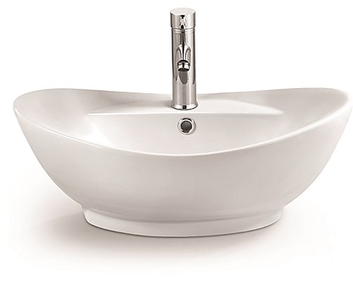 Раковина керамическая накладная SantiLine SL-1022