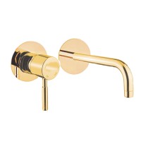 Смеситель для раковины Webert Rimini RI830606794 золото матовое