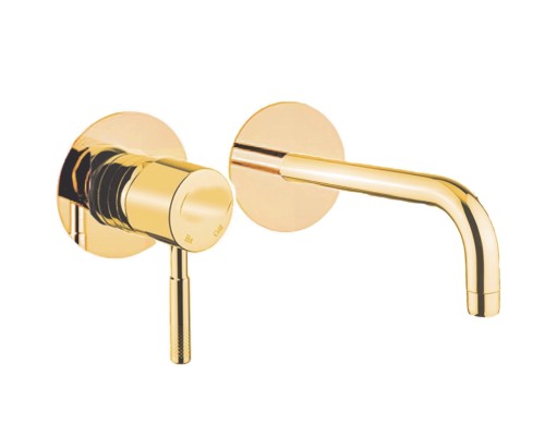 Смеситель для раковины Webert Rimini RI830606794 золото матовое