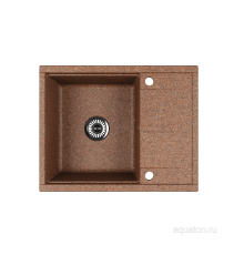 Мойка для кухни Делия 65 терракотовый Aquaton