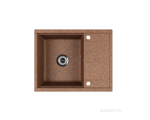 Мойка для кухни Делия 65 терракотовый Aquaton