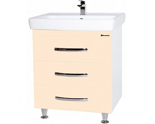 Тумба под раковину Bellezza Рокко 60 4635309660073 Бежевая Белая