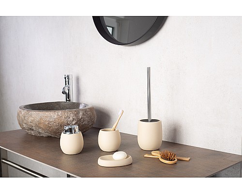 Стакан для зубных щеток Ridder Lina 2161109 Кремовый