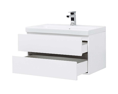 Тумба под раковину Aquanet Беркли 80 254290 подвесная Белый Дуб рошелье