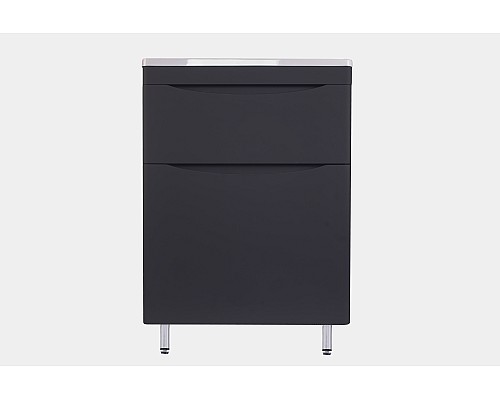 Тумба под раковину Style line Бергамо СС-00002308 напольная черная