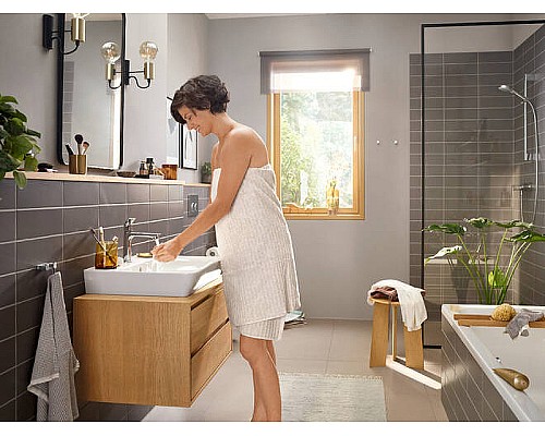 Смеситель для раковины Hansgrohe Rebris E 72557000 Хром
