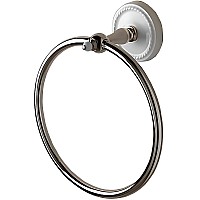 Кольцо для полотенец Devon&Devon Dorothy DOR407CR Хром Белое