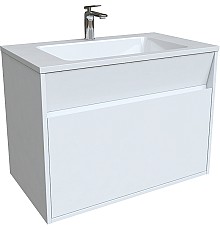Тумба с раковиной Iddis Esper 80 ESP80W0i95K подвесная Белая