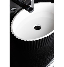 Раковина Canale рифл глянец чёрный