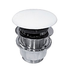 Донный клапан Kerasan Nolita 923330 белый матовый