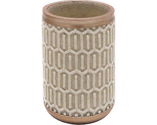 Стакан для зубных щеток Ridder Laila 2159109 Бежевый