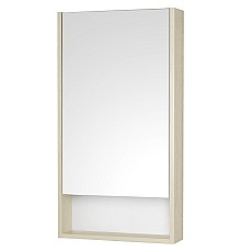 Зеркальный шкаф Aquaton Сканди 45 1A252002SDB20 Белый Дуб верона