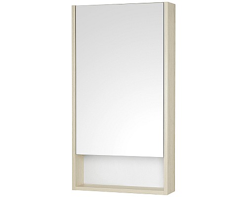 Зеркальный шкаф Aquaton Сканди 45 1A252002SDB20 Белый Дуб верона