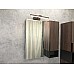 Зеркало со шкафом Comforty Франкфурт 75 00004151044 Дуб шоколадно-коричневый Черное матовое