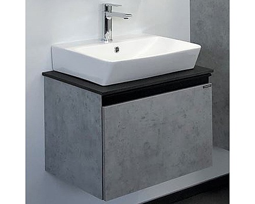 Тумба с раковиной Comforty Эдинбург 60 00-00001928 подвесная Бетон светлый