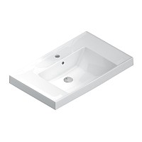 Раковина Kerama Marazzi CUBO подвесная 80, белая глянцевая