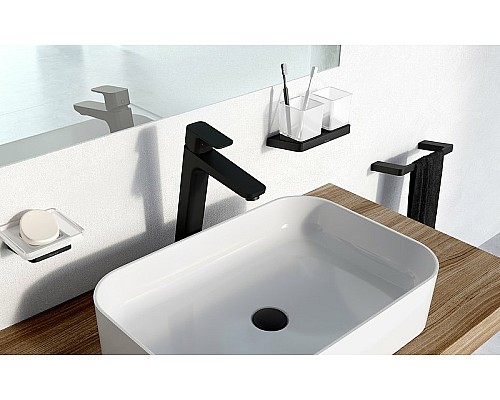 Смеситель для раковины Ravak 10° Free black-TD F 015.20 X070151 Черный матовый