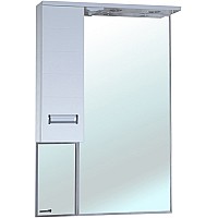 Зеркало со шкафом Bellezza Сиена 70 L 4613911002016 с подсветкой Белое