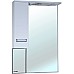Зеркало со шкафом Bellezza Сиена 70 L 4613911002016 с подсветкой Белое
