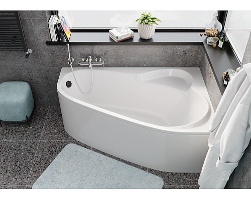 Акриловая ванна VAGNERPLAST SELENA 160 Right VPBA163SEL3PX-04