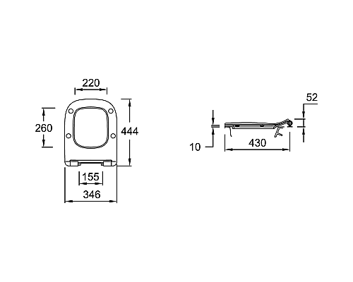 Комплект унитаза с инсталляцией Jacob Delafon Struktura E21750RU-00 с сиденьем Микролифт и клавишей смыва Черная