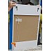 Зеркало Dreja Uni 85 99.9006 Белое