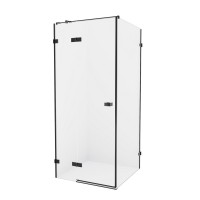 Душевое ограждение NEW TRENDY AVEXA BLACK 100x70x200 (черный)