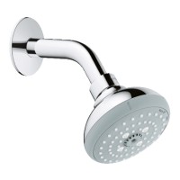 Верхний душ Grohe с душевым кронштейном