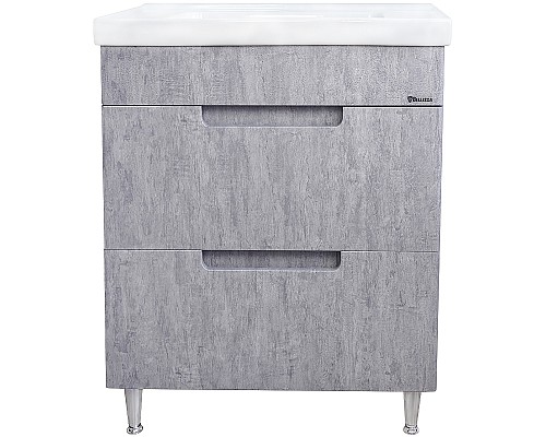 Тумба под раковину Bellezza Грейс 70 4630811110481 Скала серая
