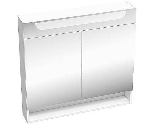 Зеркальный шкаф Ravak MC Classic II 80 X000001471 с подсветкой Белый глянцевый
