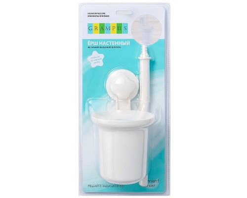 Ершик для унитаза Grampus Element GR-3397 Белый