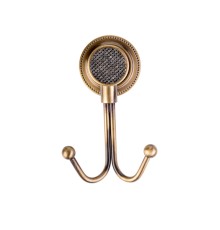 Крючок двойной Boheme RoyalE CRISTAL BLACk BR