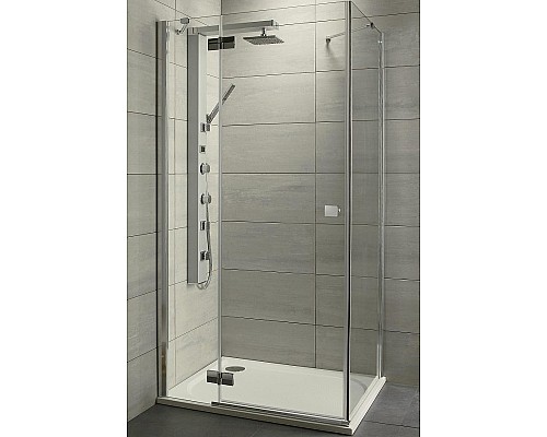 Душевой уголок Radaway Almatea KDJ 80x80 L 32112-01-01NL профиль Хром стекло прозрачное