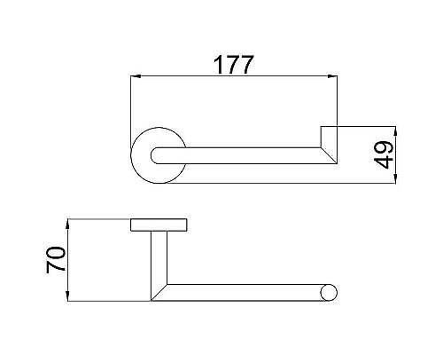Держатель туалетной бумаги Allen Brau Priority 6.31007-00 Хром