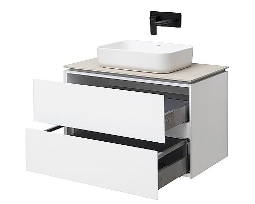 Тумба под раковину Allen Brau Infinity 85 1.21001.WM подвесная Белая матовая