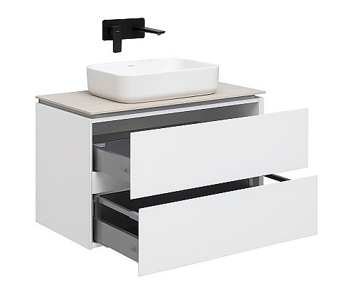 Тумба под раковину Allen Brau Infinity 85 1.21001.WM подвесная Белая матовая