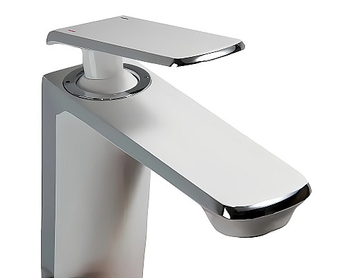 Смеситель для раковины Haiba HB10548-8 Белый Хром