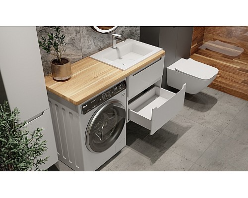 Столешница под раковину Jorno Wood 122 Wood.06.122/LW Светлое дерево