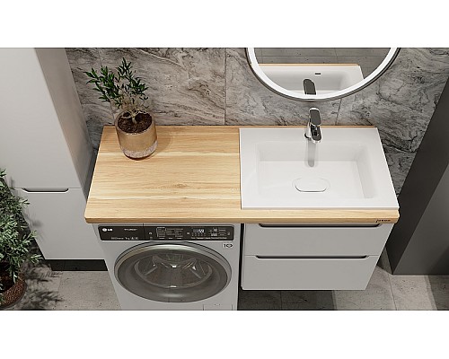 Столешница под раковину Jorno Wood 122 Wood.06.122/LW Светлое дерево